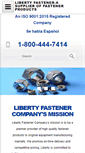 Mobile Screenshot of libertyfastener.com