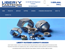 Tablet Screenshot of libertyfastener.com